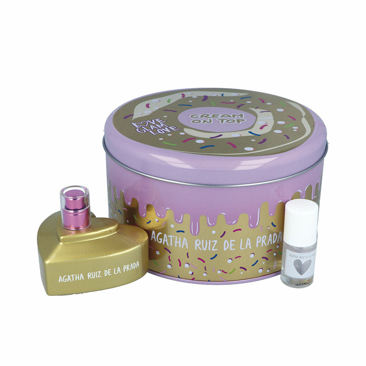 Women's Perfume Set Agatha Ruiz De La Prada Love Glam Love 2 Pieces-0