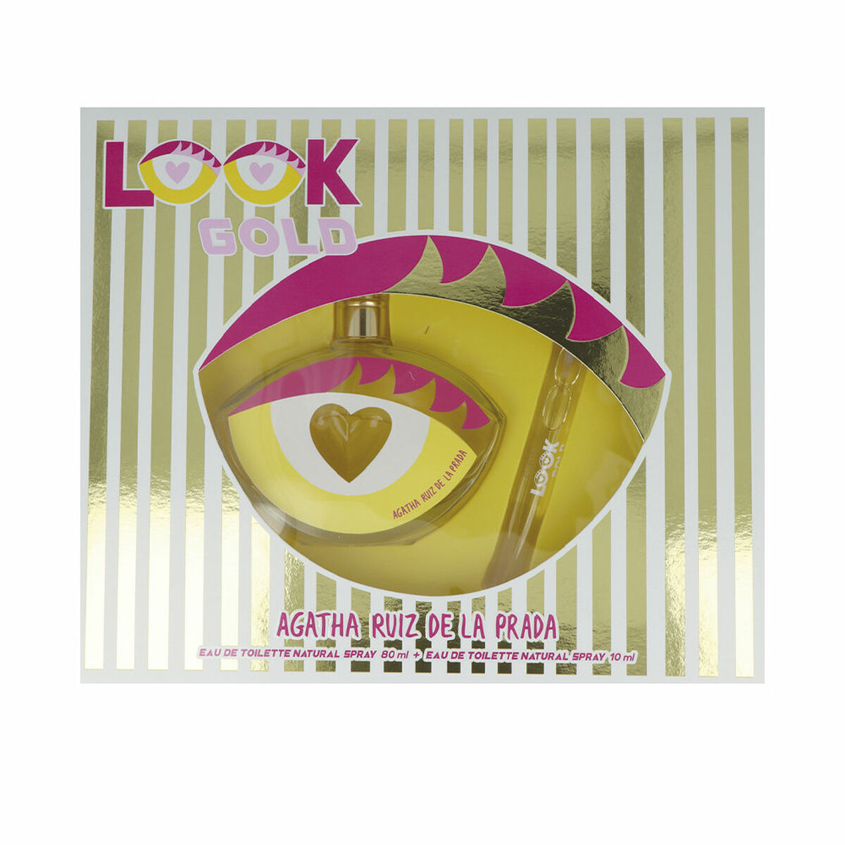 Set profumo da donna Agatha Ruiz De La Prada Look Gold 2 pezzi-0