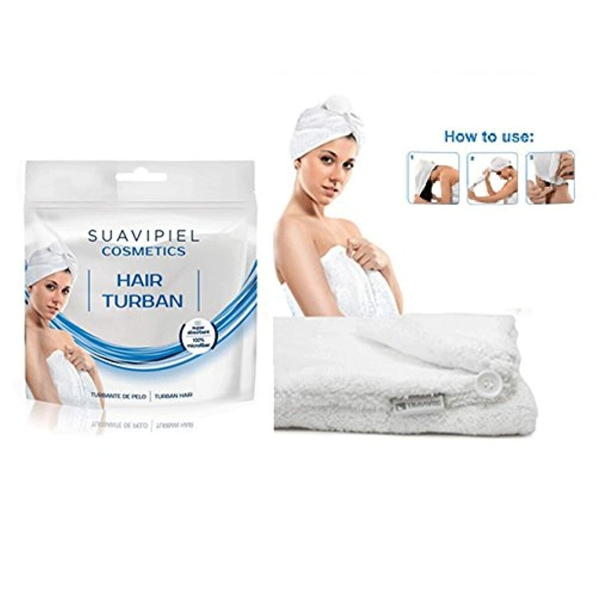 Women's Perfume Set Suavipiel HAIR TURBAN-0