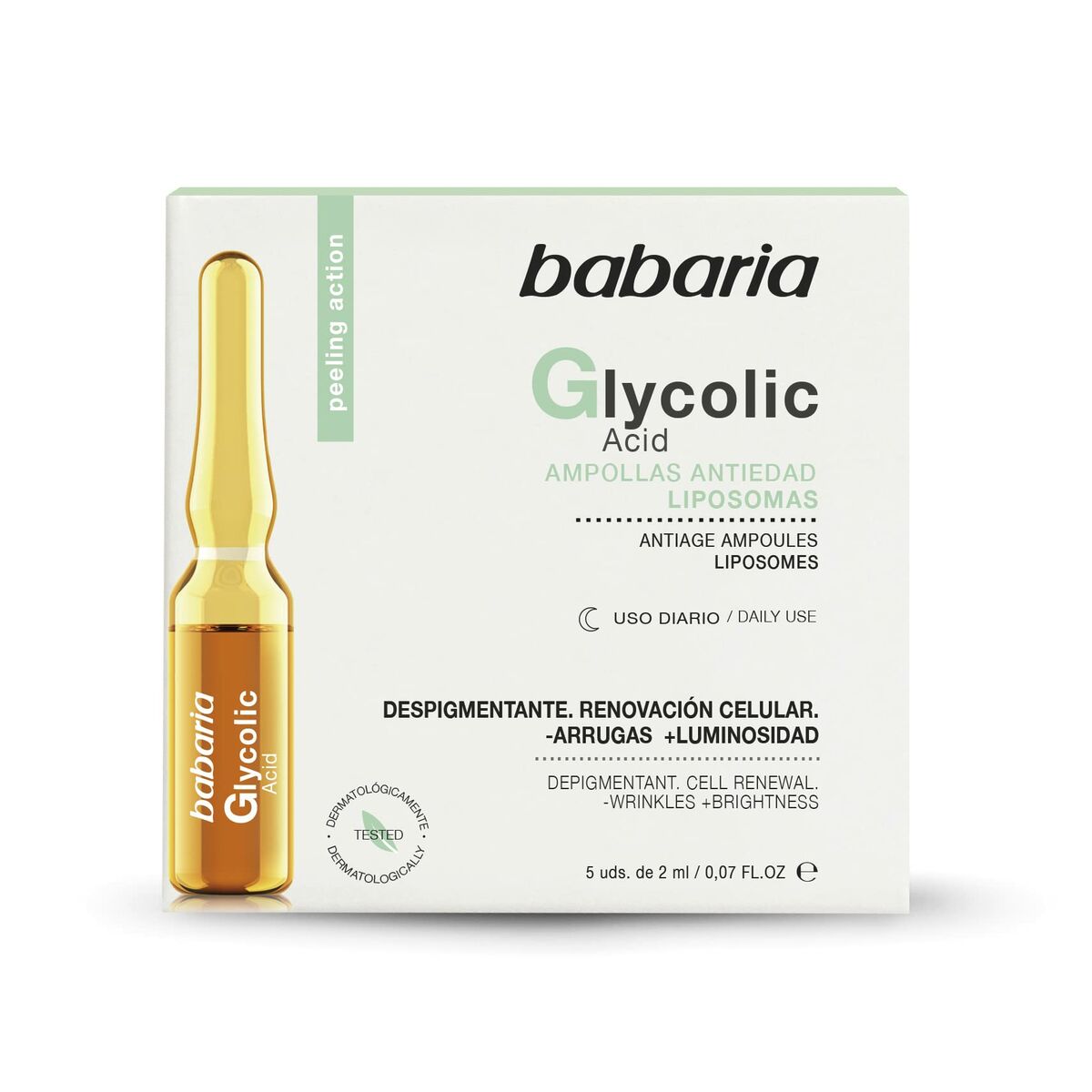 Fiole Babaria Acid glicolic (5 x 2 ml)-0
