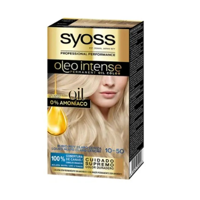 Syoss Oleo Intense colorazione permanente 10-50 Light Ash Blonde