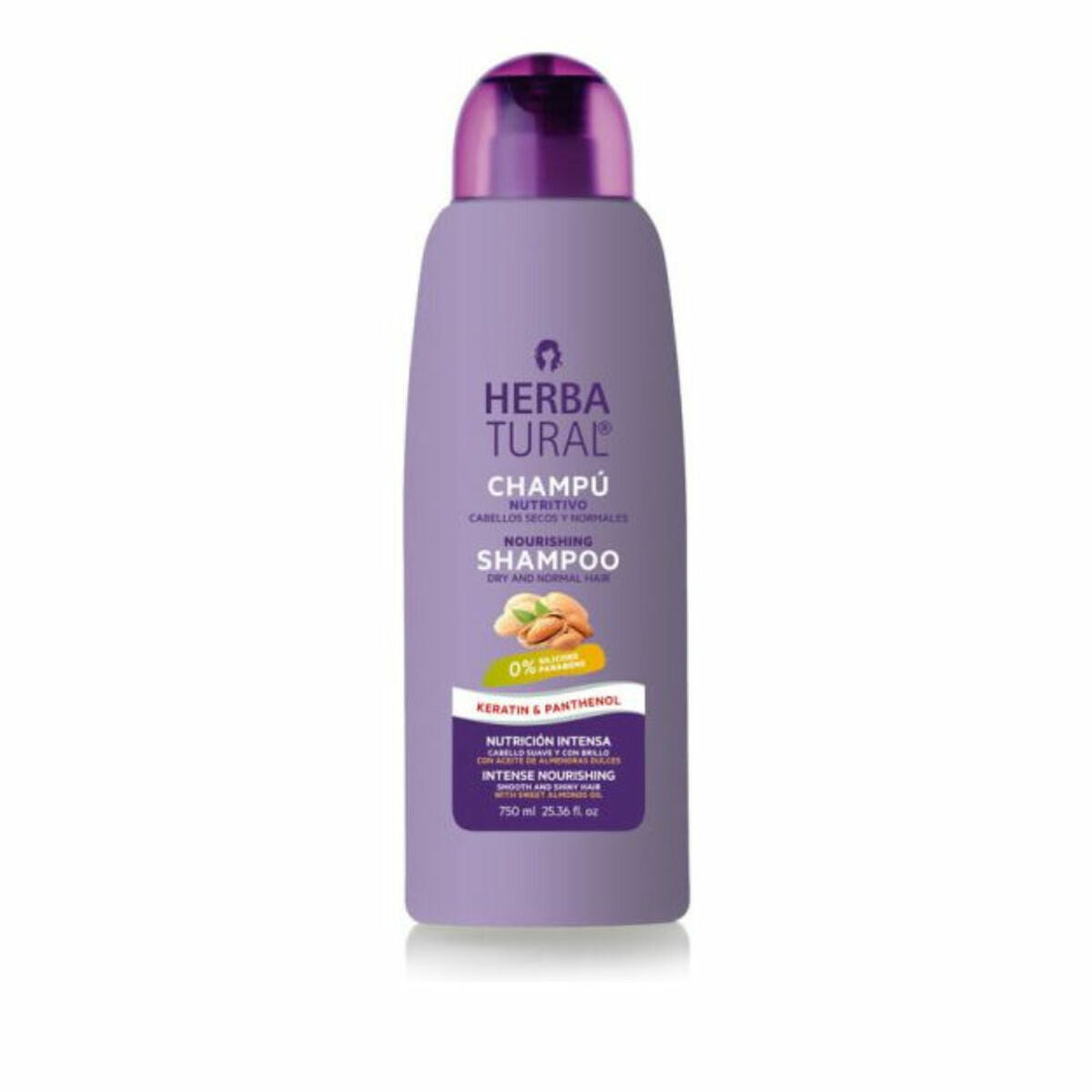 Shampoo nutriente alle erbe pantenolo cheratina (750 ml)-0