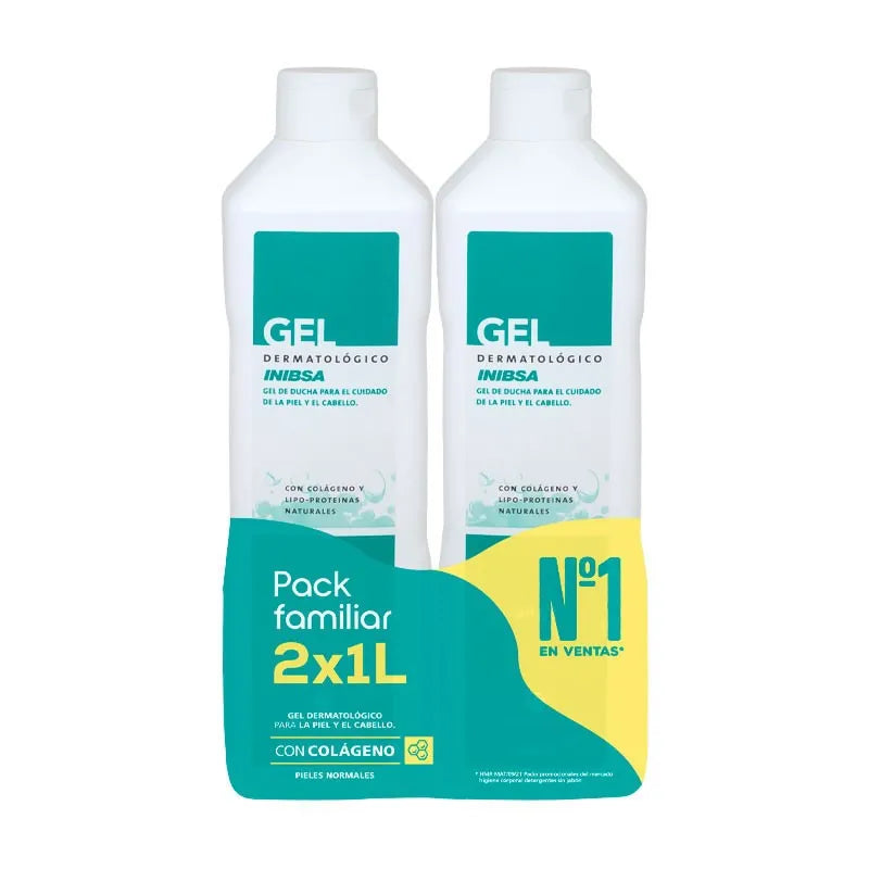 Inibsa gel Dermatológico 2x1000 ml