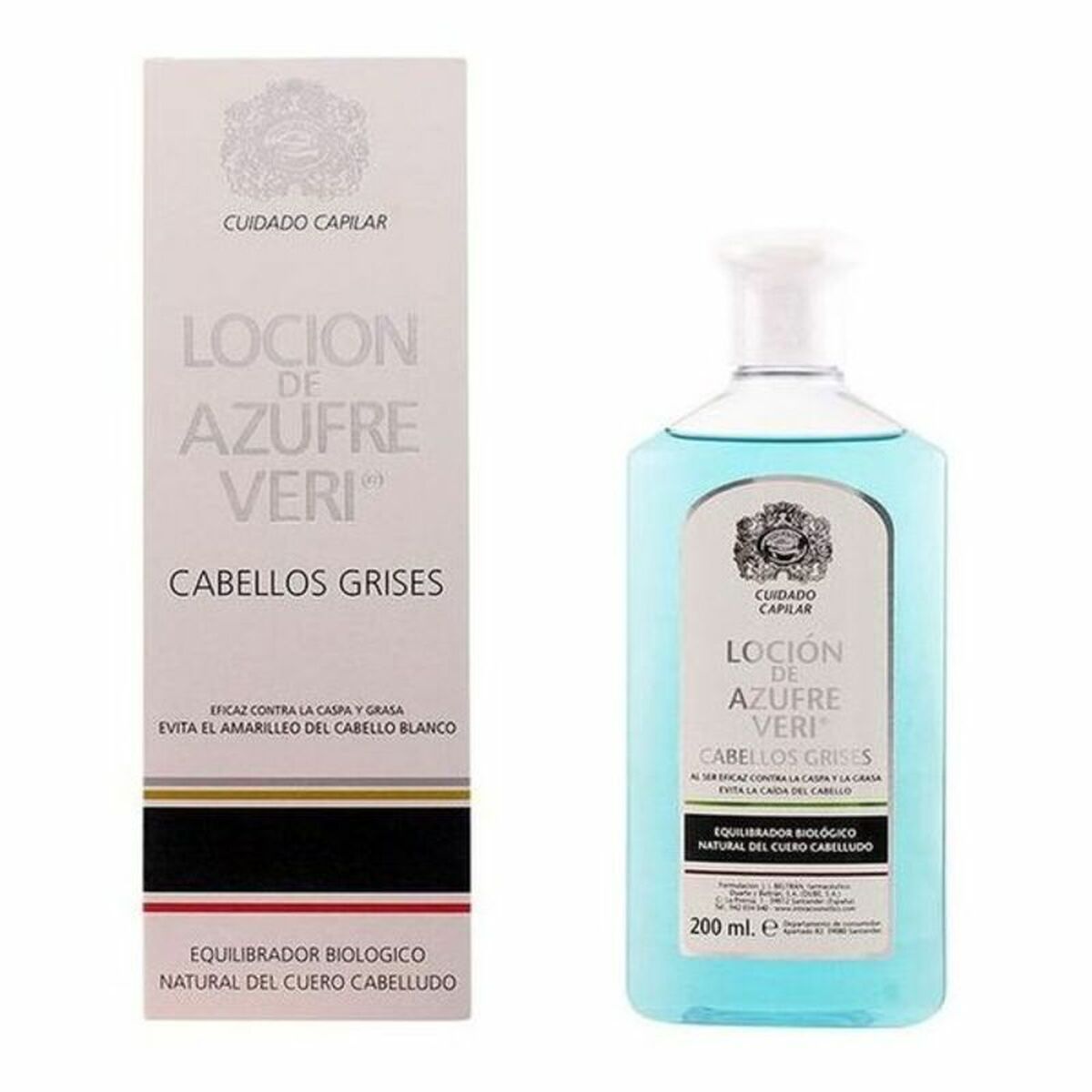 Anti-Hair Loss Lotion Azufre Veri Azufre Veri Azufre Veri 200 ml-0