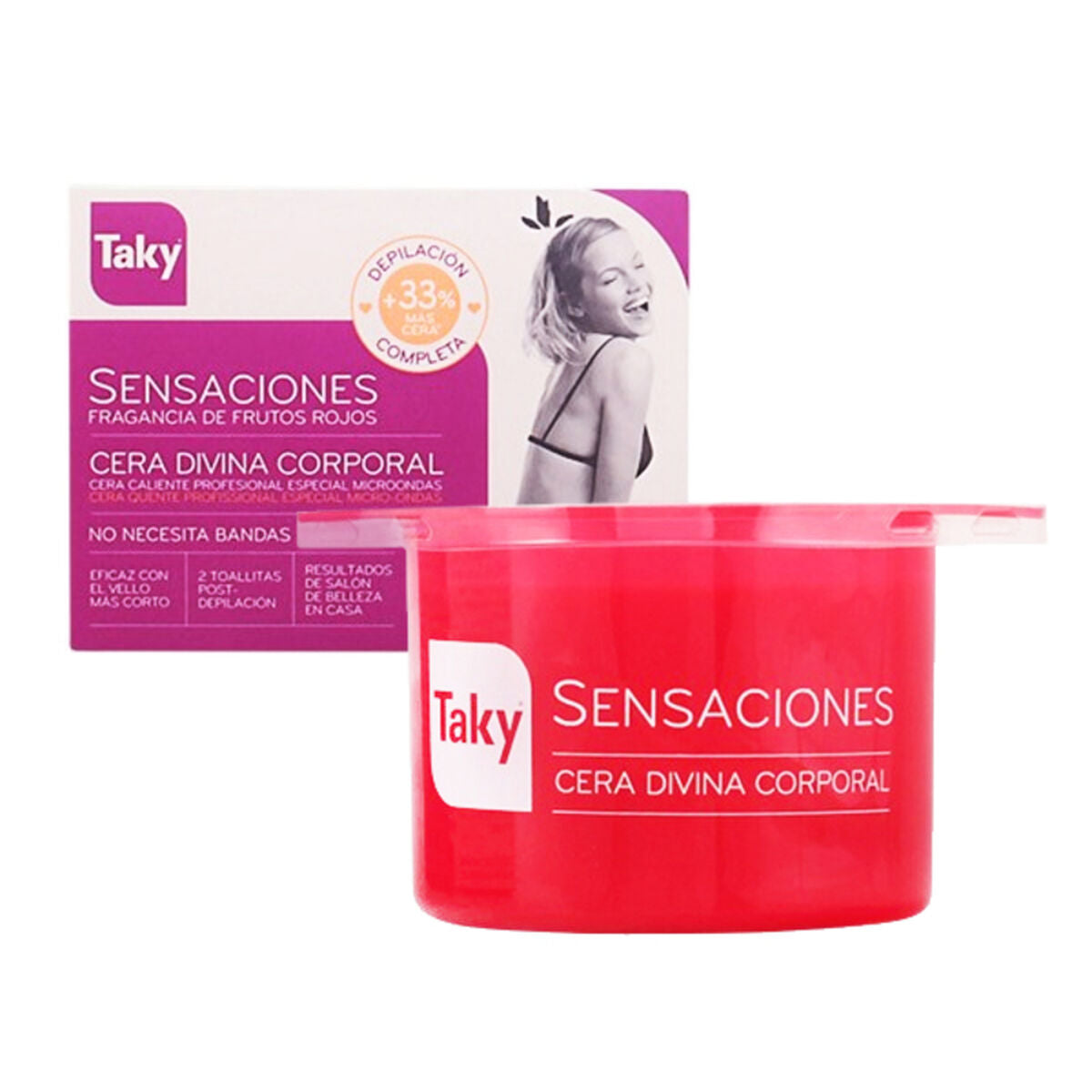 Cera Depilatoria Corpo Sensaciones Taky (400 g)-0