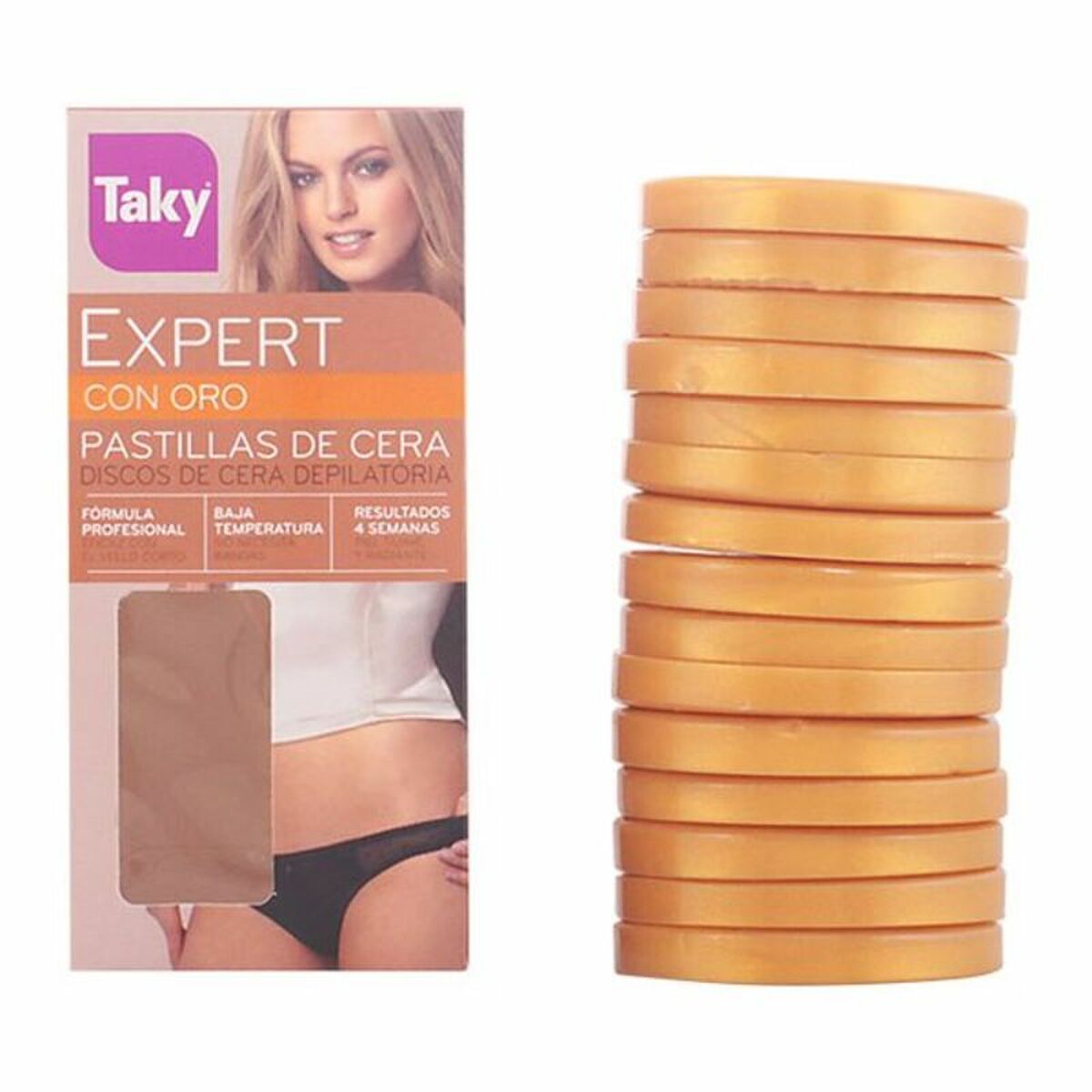 Comprimés de cire d'épilation Taky Expert Oro (300 g)-0