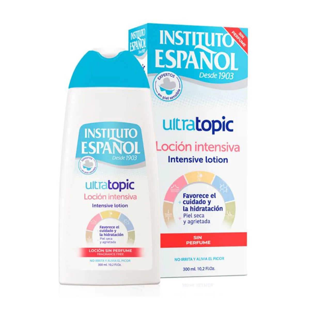 Instituto Español Ultratopic lozione Intensiva senza Perfume 300 ml