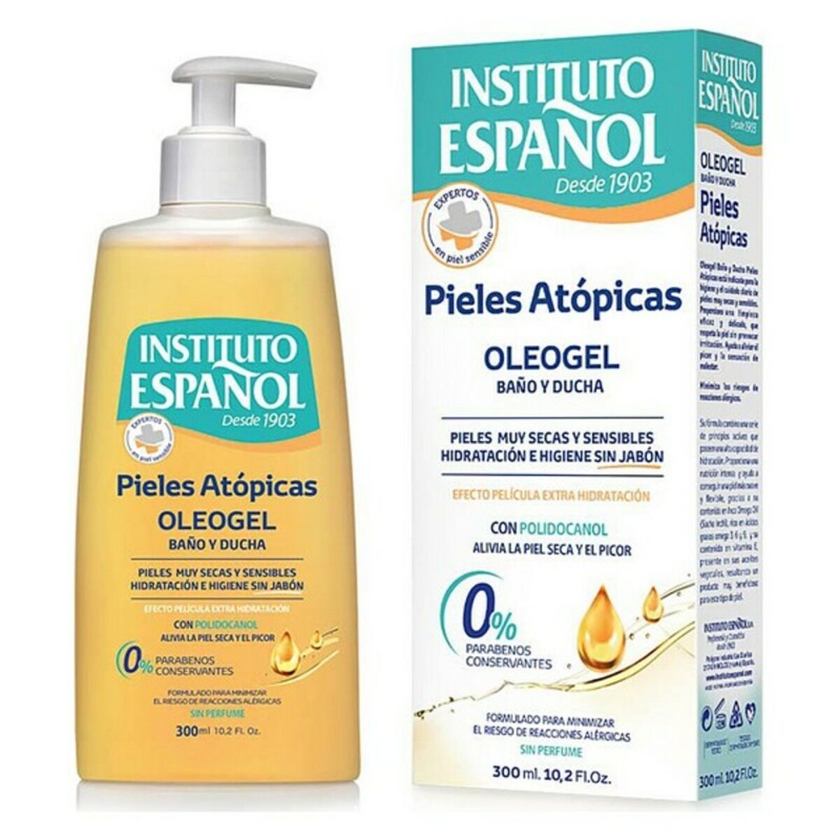 Duschgel Pieles Atópicas Oleogel Instituto Español (300 ml)-0
