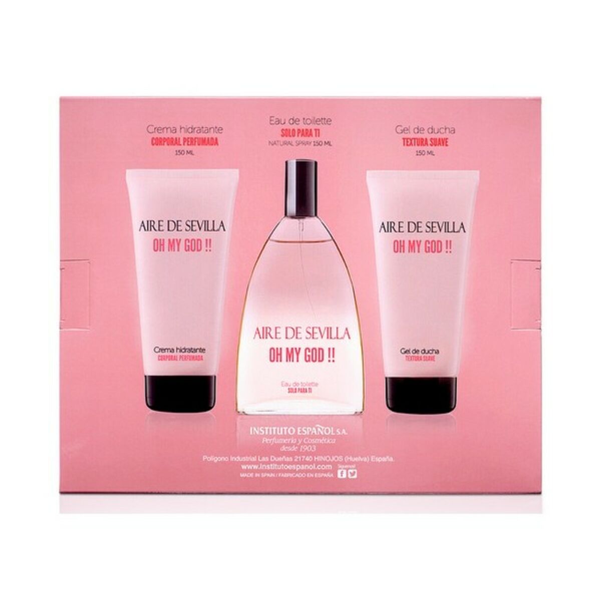 Coffret de parfum femme Oh My God Aire Sevilla (3 pièces) (3 pièces)-0