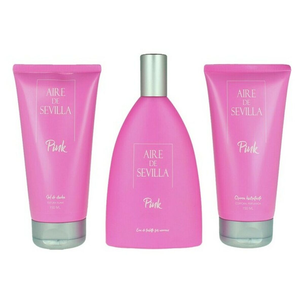 Ensemble de parfum femme rose Aire Sevilla EDT (3 pièces) (3 pièces)-0