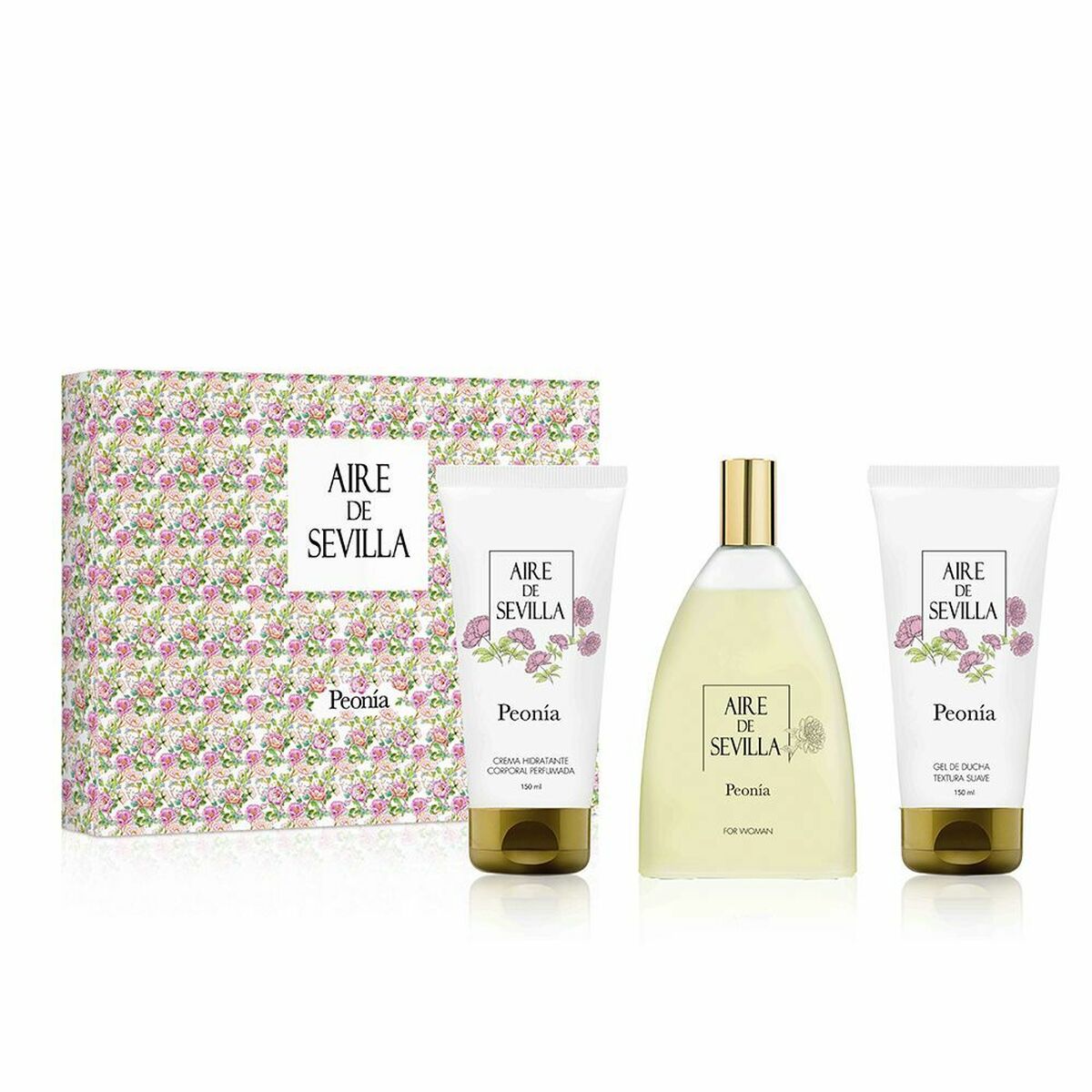 Women's Perfume Set Aire Sevilla Aire de Sevilla Peonía 3 Pieces (3 pcs)-0