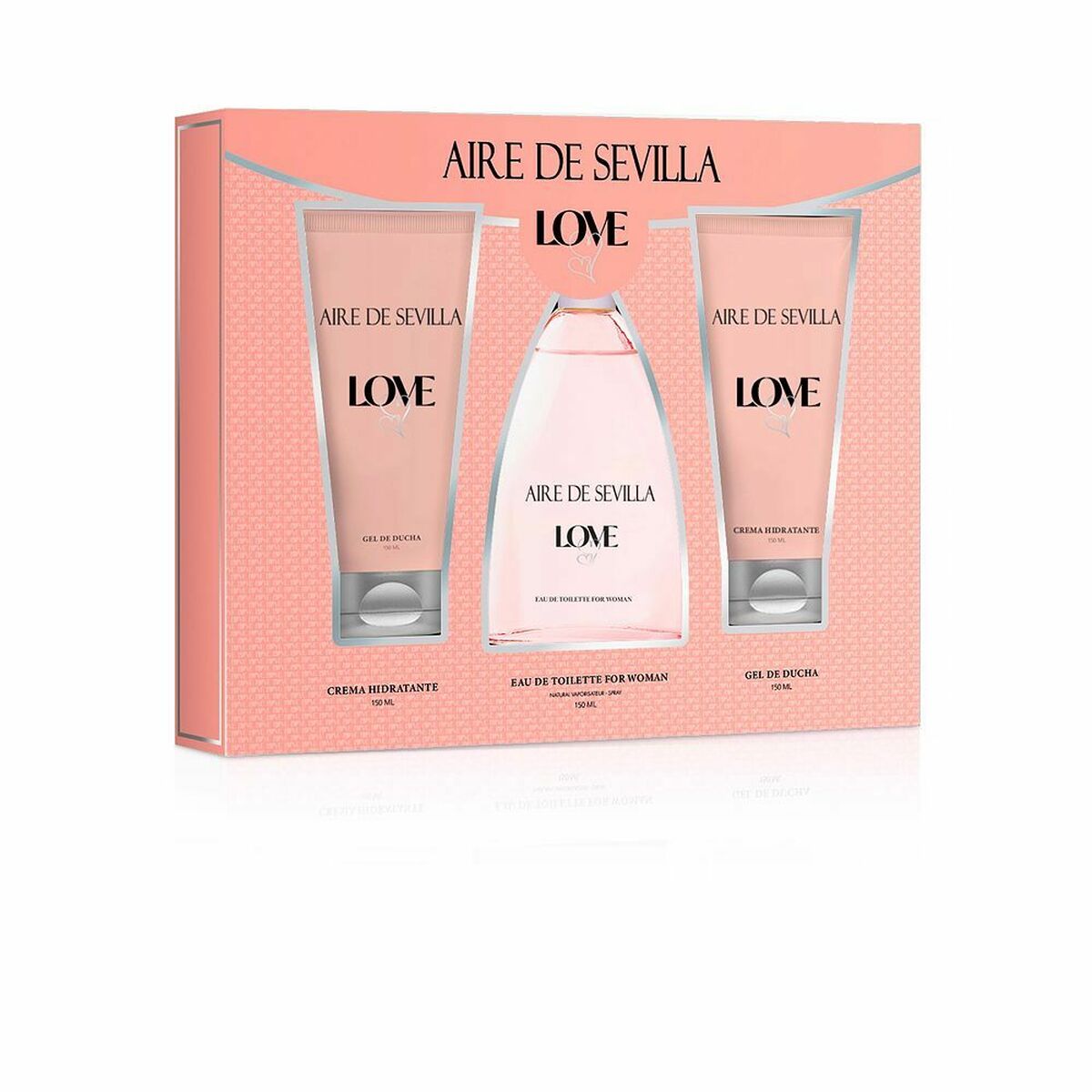 Women's Perfume Set Aire de Sevilla Love 3 Pieces-0