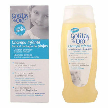 Shampoo Antipidocchi Gotitas de Oro Instituto Español Infantil (500 ml) 500 ml