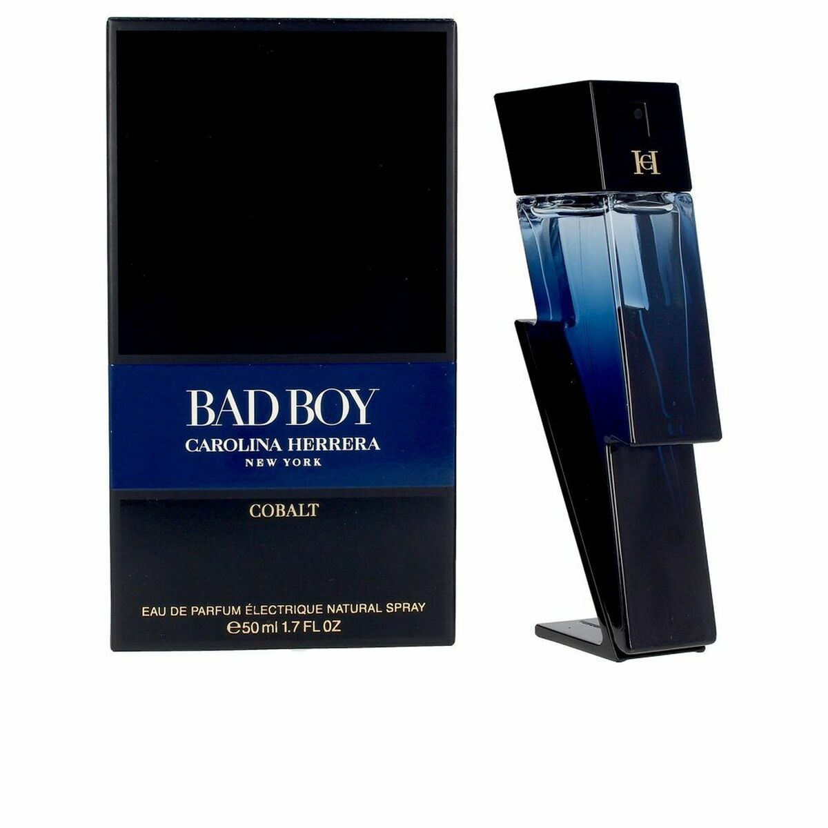 Men's Perfume Carolina Herrera Bad Boy Cobalt EDP EDP 50 ml-0