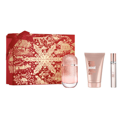 Profumo da donna Carolina Herrera 212 VIP EDP 3 Pezzi