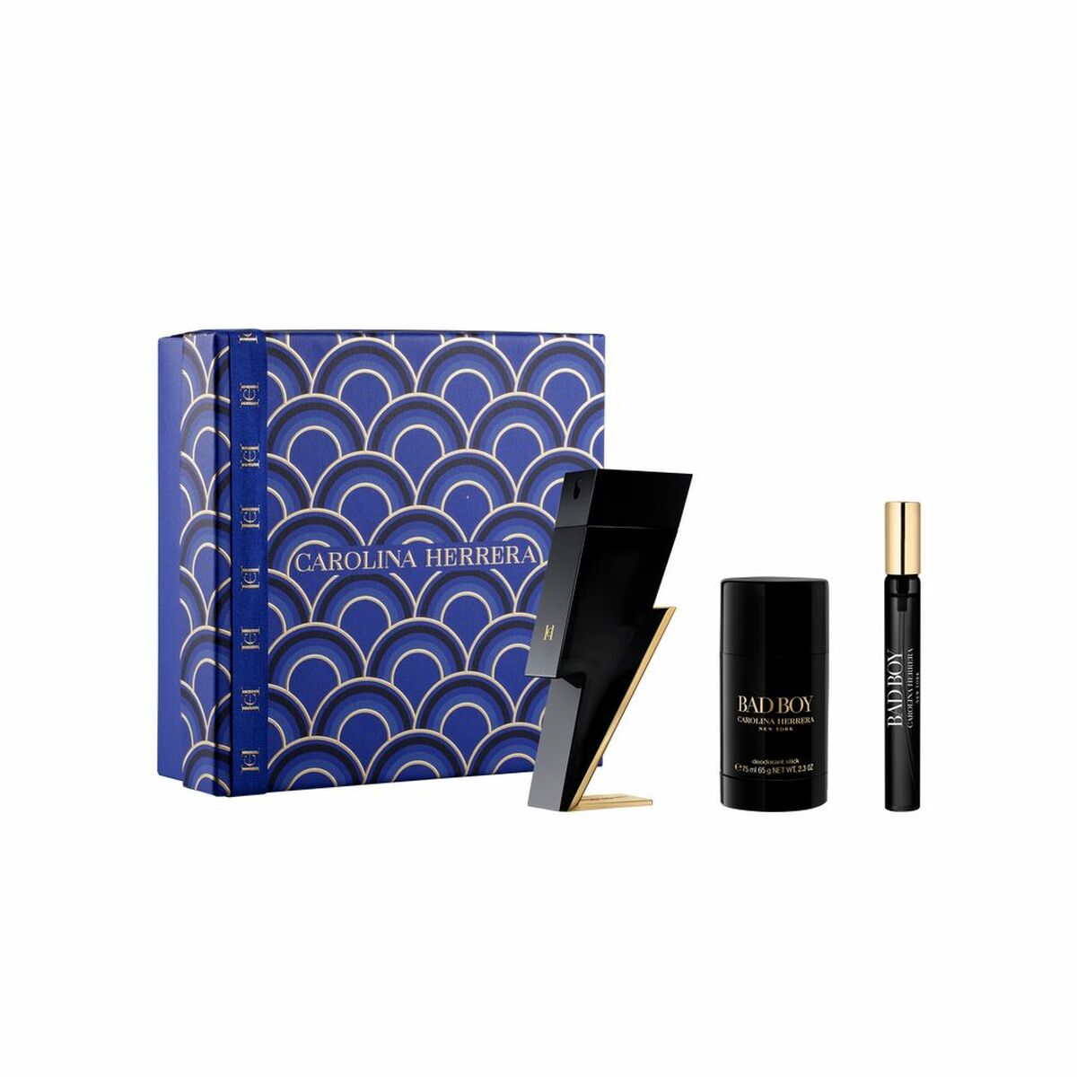 Set profumo da uomo Carolina Herrera Bad Boy EDT 3 pezzi-0