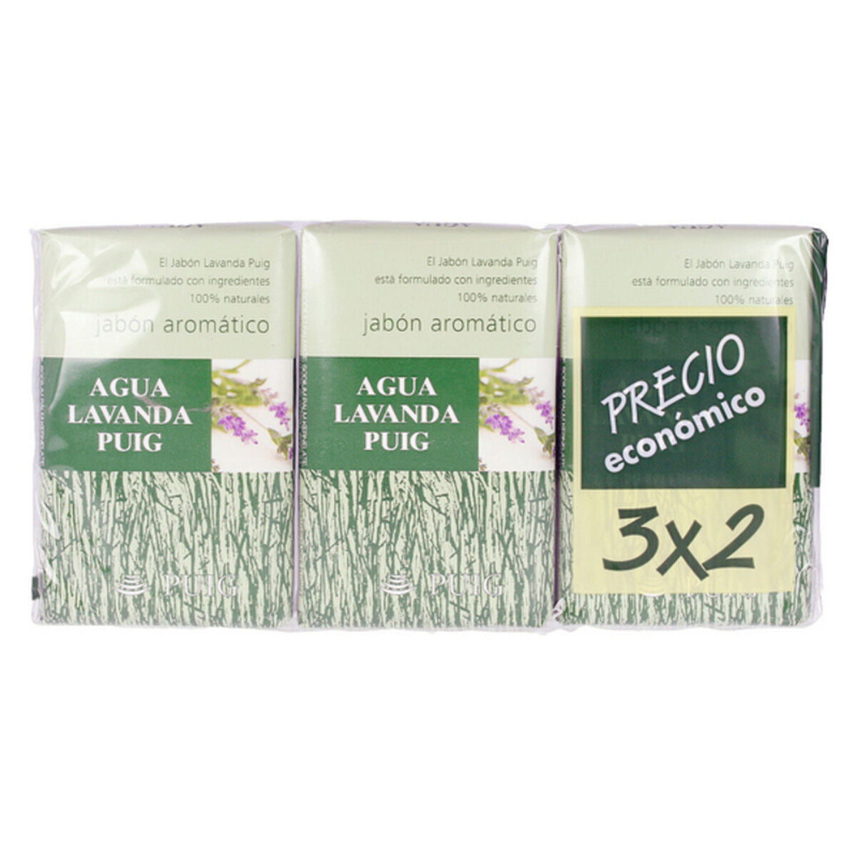 Hand Soap Agua Lavanda Puig Agua Lavanda 142-0350 (3 pcs) 3 Pieces-0