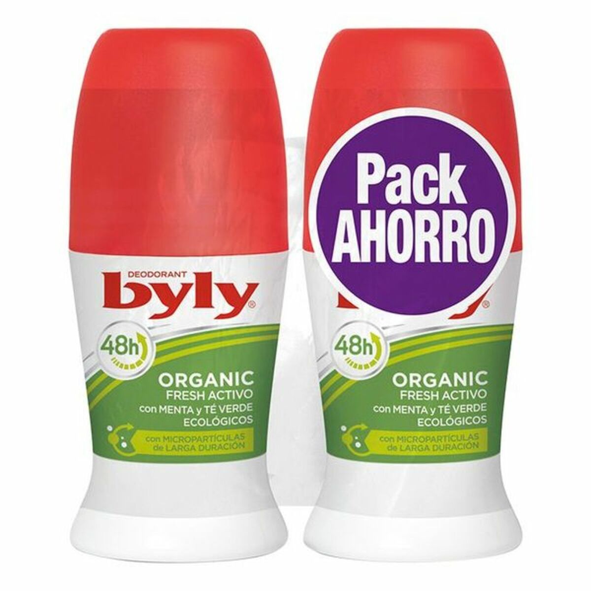 Deodorante Roll-On Bio Extra Fresh Activo Byly (2 uds)-0