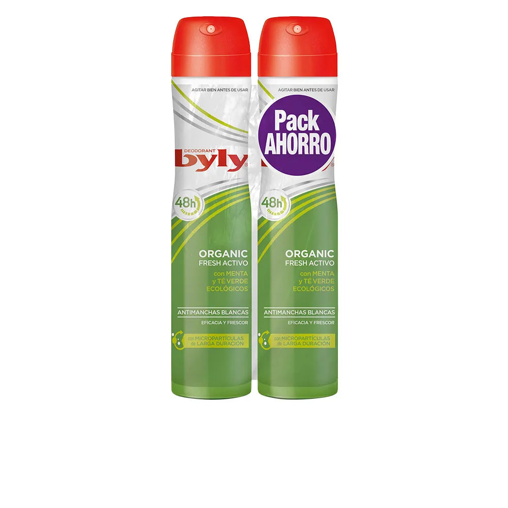 Byly Organic Extra Fresh Deodorante spray 2x200 ml