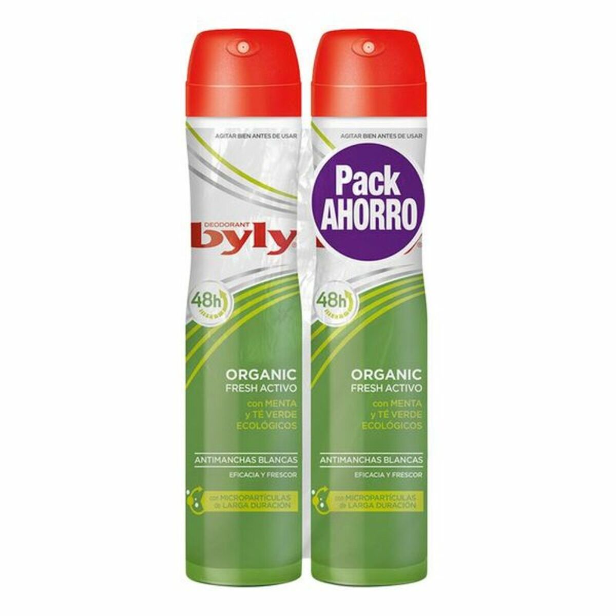Bio-Deodorant Extra Fresh Byly (2 uds)-0