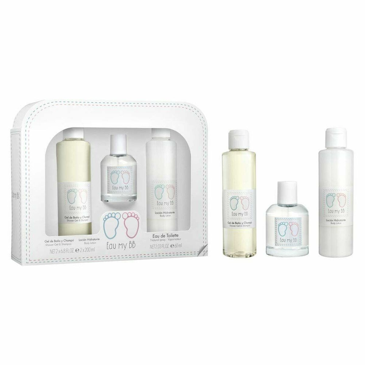 Kinderparfüm-Set Eau my BB EDT 60 ml 3 Stück-0