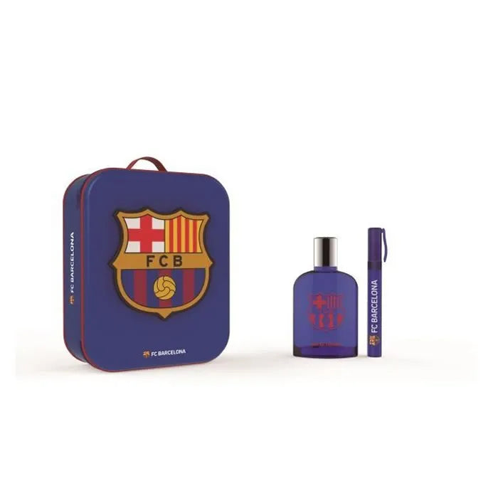 FC Barcelona eau de toilette spray 100 ml cofanetto 3 pz