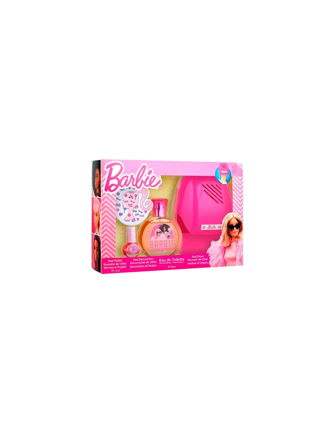 Cartoon Air-Val Barbie Set eau de toilette 50 Kit Manicura
