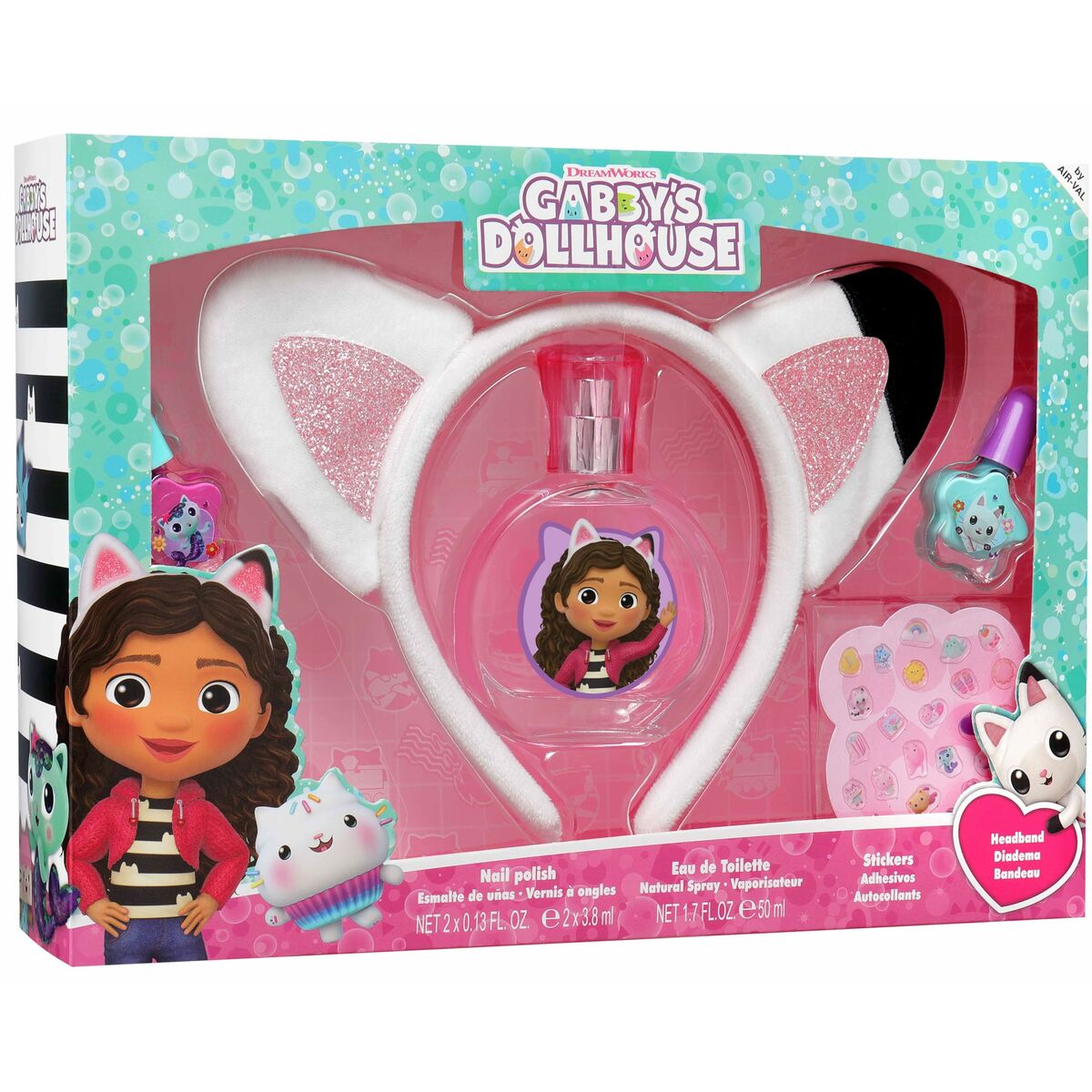 Children's Perfume Air-Val GABBY S DOLLHOUSE EDT 50 ml 2 Pieces-0