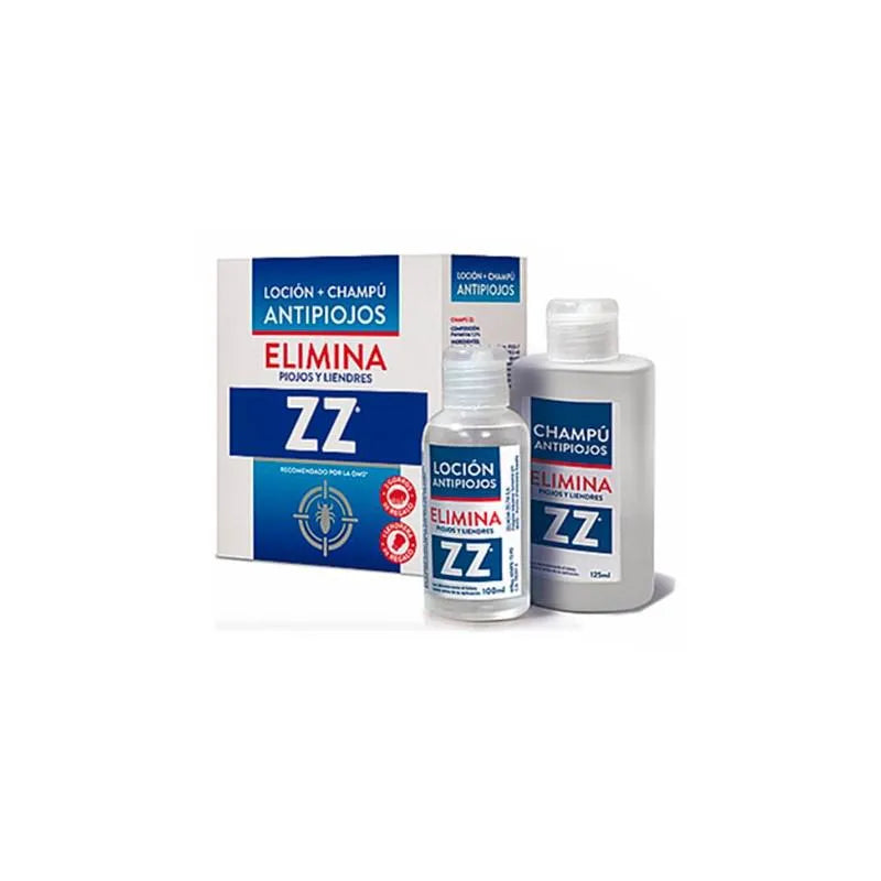 ZZ Pack Lozione 100 ml shampoo Antipiojos 125 ml