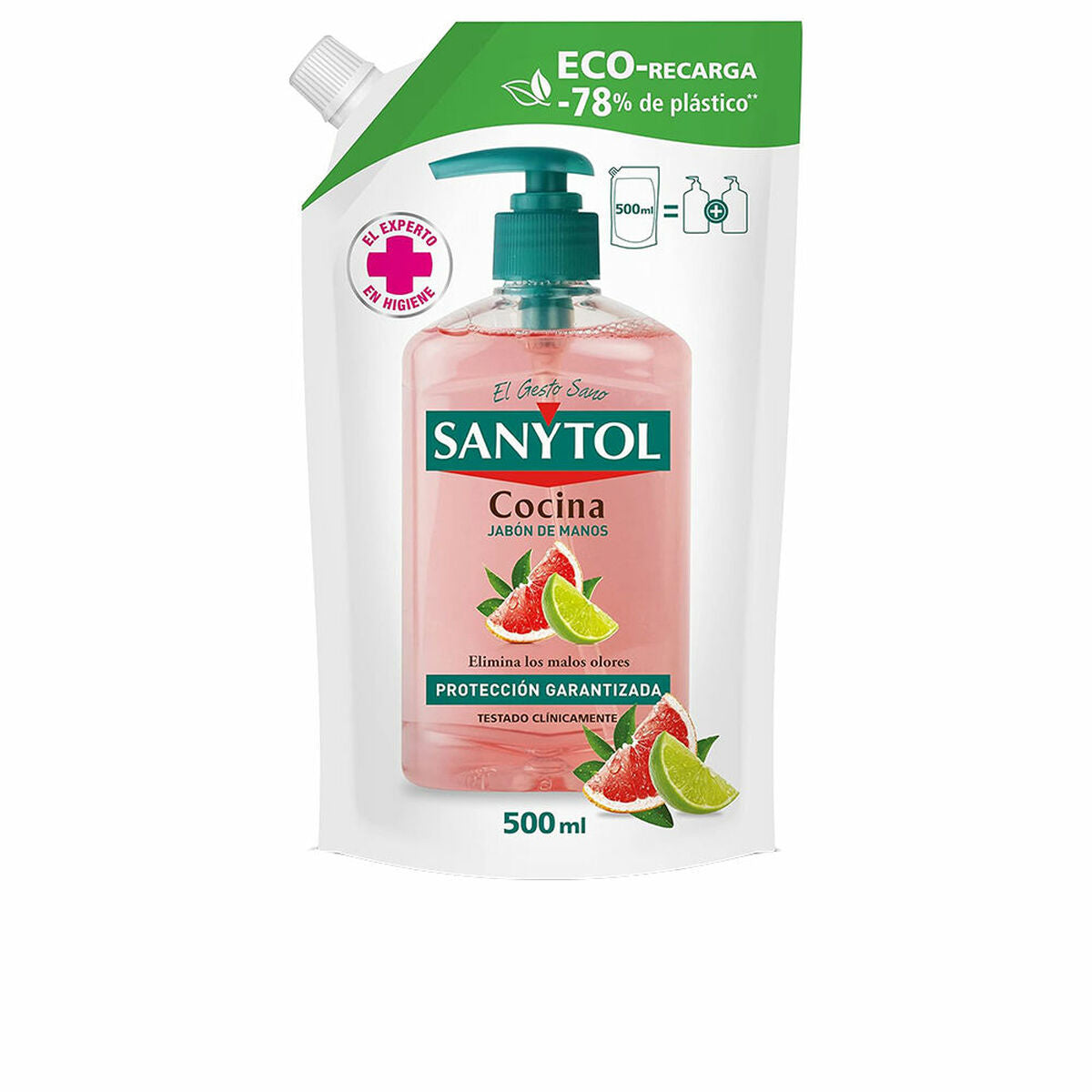 Sapun de maini Sanytol 500 ml Rezerva de bucatarie antibacteriana-0