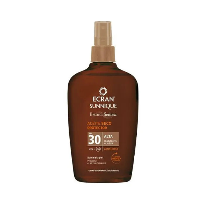 Ecran Sunnique Foschia Setosa Olio Secco Protettivo Spf30 100 ml