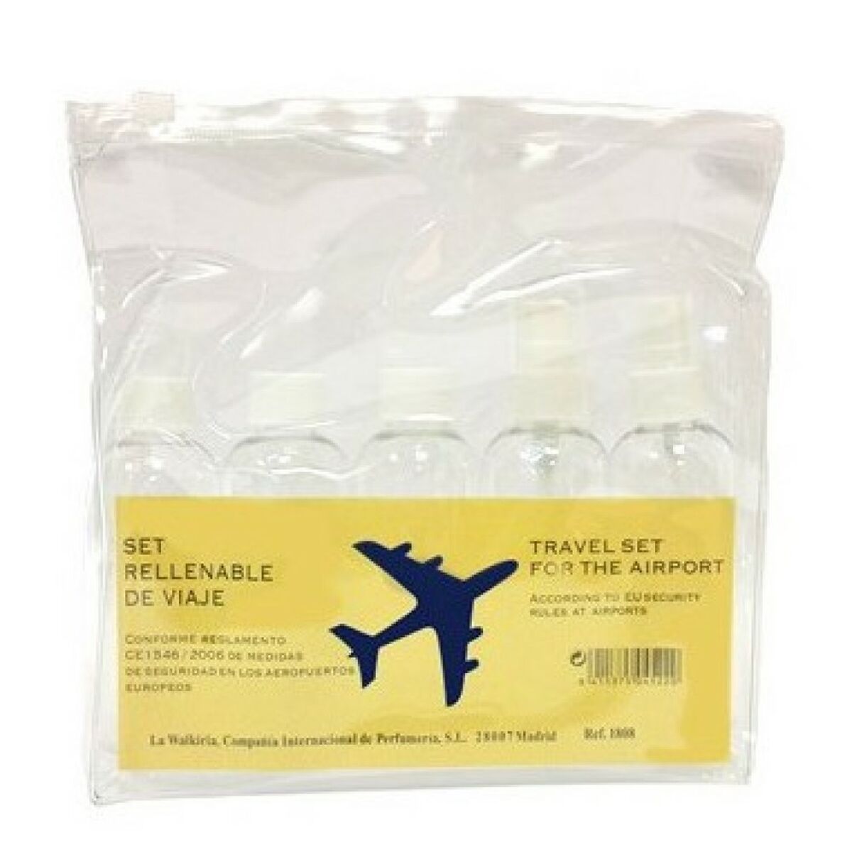 Ensemble de voyage Walkiria plastique Transparent (5 pièces)-0