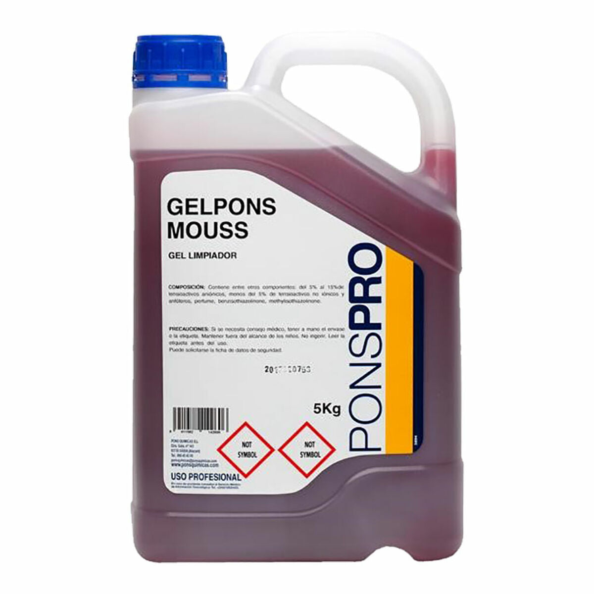 Savon Mains Ponspro Gelpons Mousse Rose 5 L-0