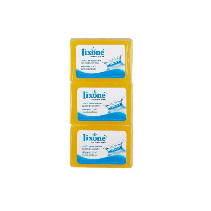 Lixoné Glycerin sapone Pelle Sensibile 3x125 g
