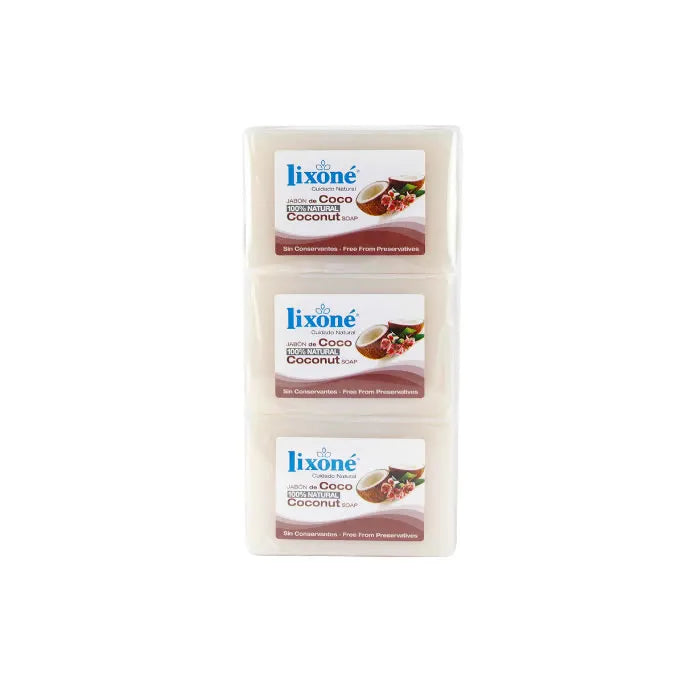 Lixoné Coconut sapone Pelle Secca 3x125 g