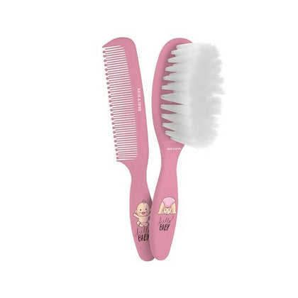 Set da parrucchiere per bambini Beter Peine Bebe Rosa (2 pezzi) 2 pezzi