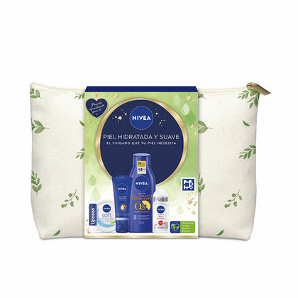 Set Cosmetico Nivea PIEL HIDRATADA Y SUAVE 5 Pezzi