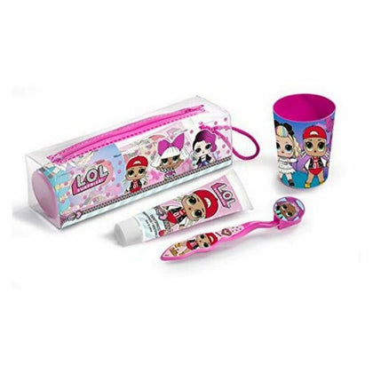 Set Igiene Orale per Bambini L.O.L. Sorpresa Cartoon 1403 (4 pz) (4 Pezzi)