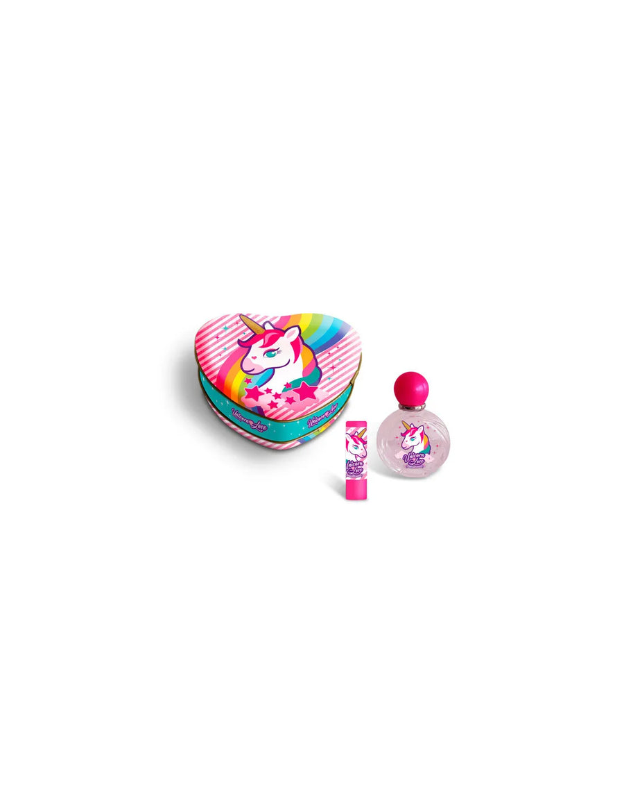 Cartoon Lorenay Unicorn Love cofanetto Corazon eau de toilette 50 ml rossetto
