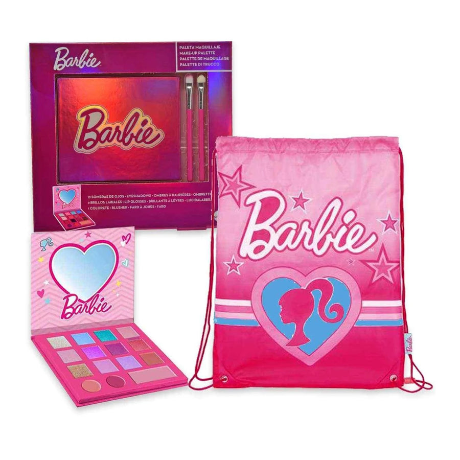 Cartoon Barbie bambini Set Sombra De occhi e lucidalabbra 1 pz