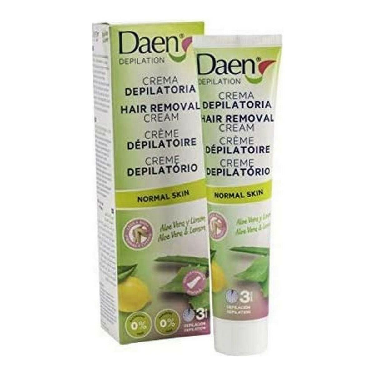 Körperhaarentfernungscreme Aloe Vera Daen (125 ml)-0