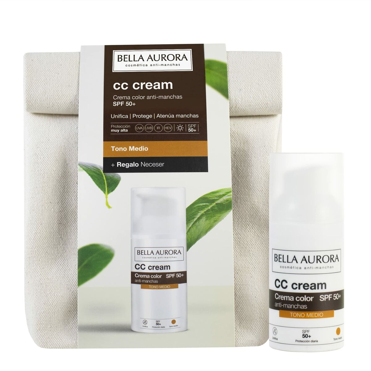CC Cream Bella Aurora Medium Tone 30 ml 2 Pieces-0