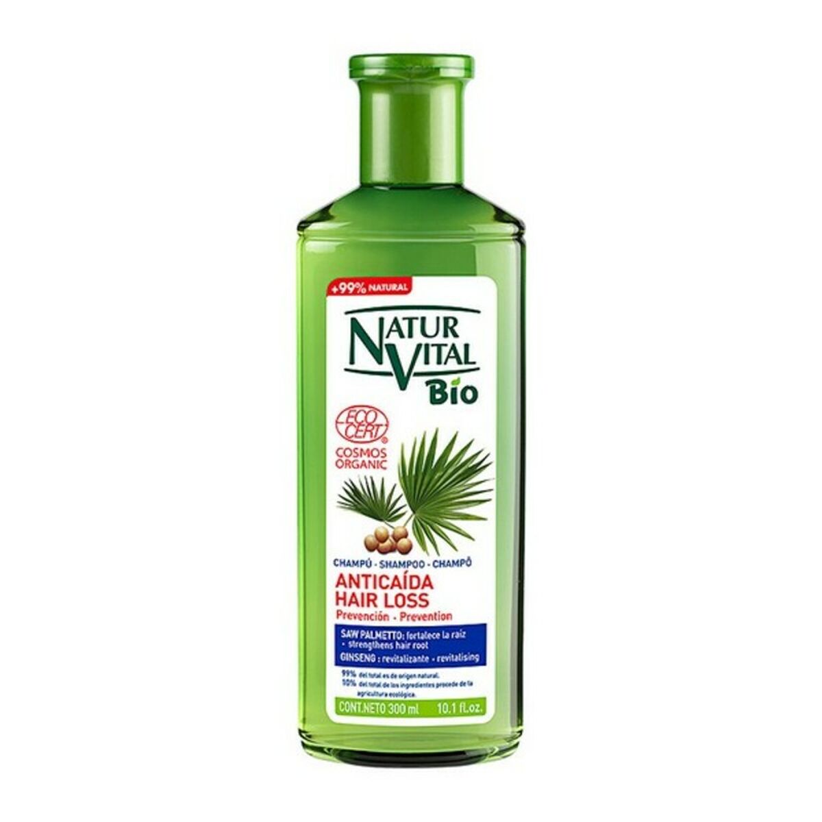 Anti-Haarausfall-Shampoo Bio Ecocert Naturaleza y Vida (300 ml) (300 ml)-0