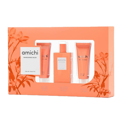 Set profumo da donna Amichi Mandarine Musk 3 pezzi
