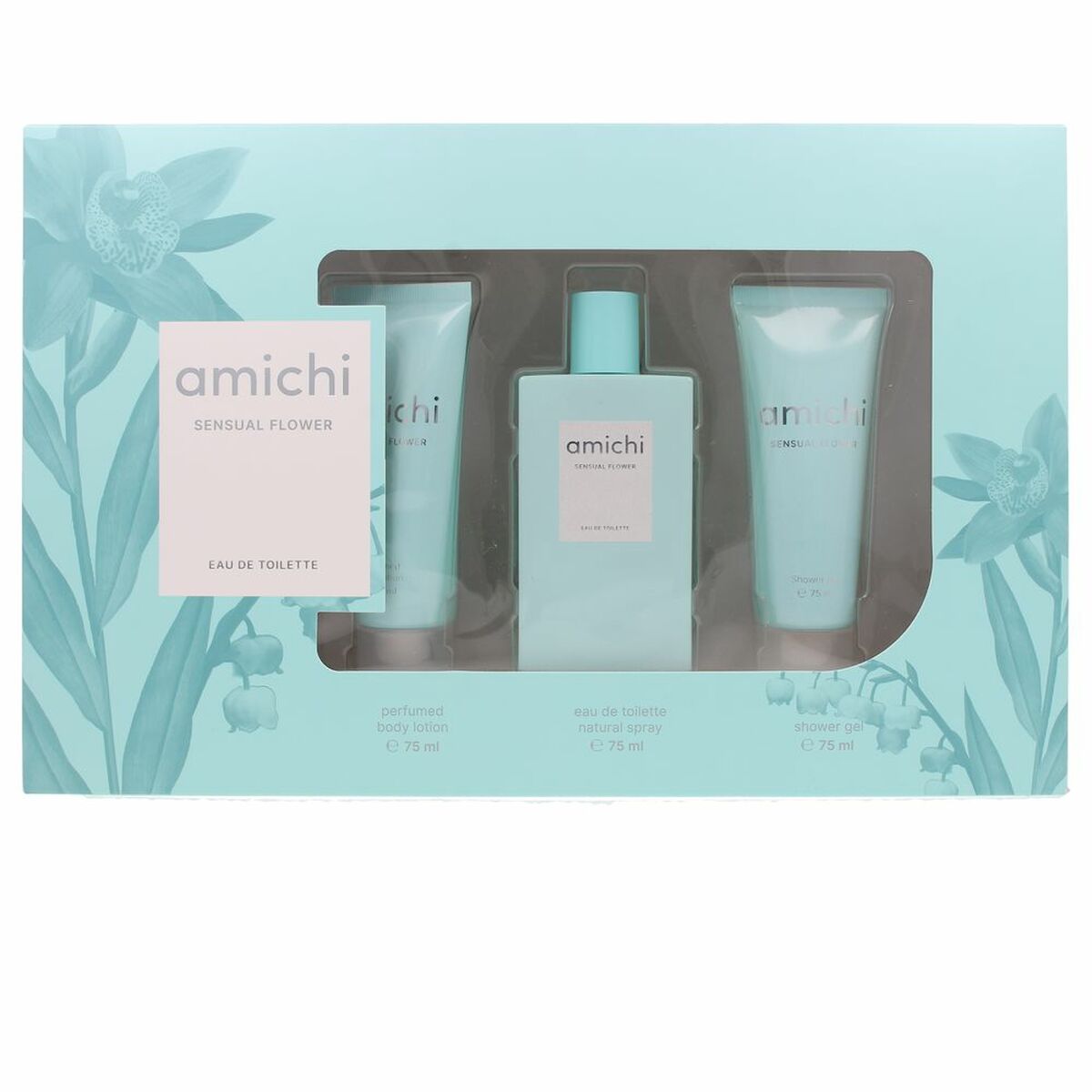 Set Parfum Dama Amichi Sensual Flower 3 Piese-0