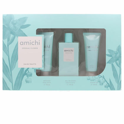 Set profumo da donna Amichi Sensual Flower 3 pezzi