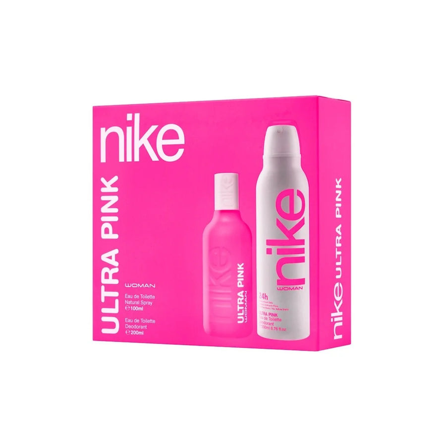 Nike Donna eau de toilette 100 Ultra Pink deodorante Cofanetto