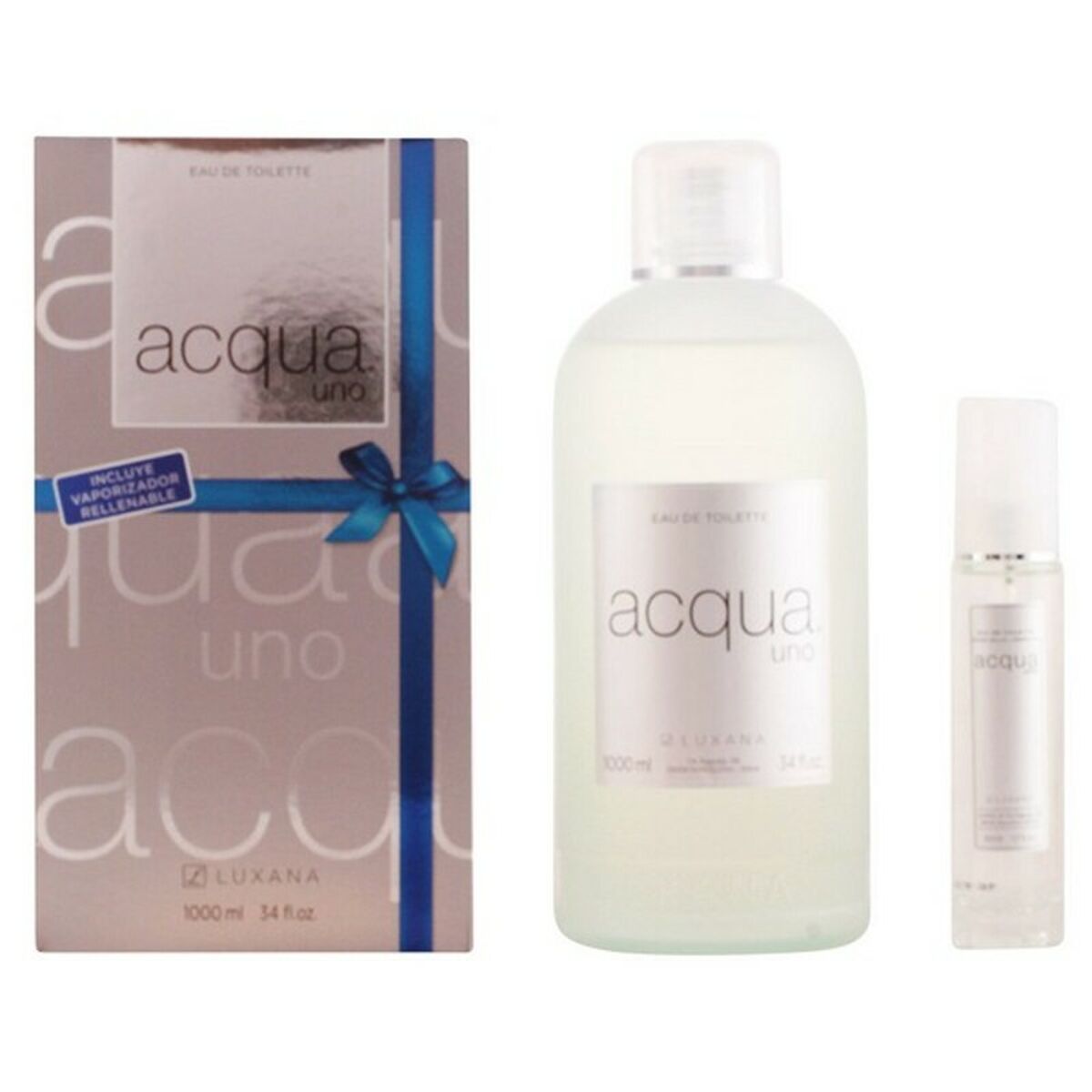 Set de perfumes para mujer Acqua Uno Luxana (2 uds)-1