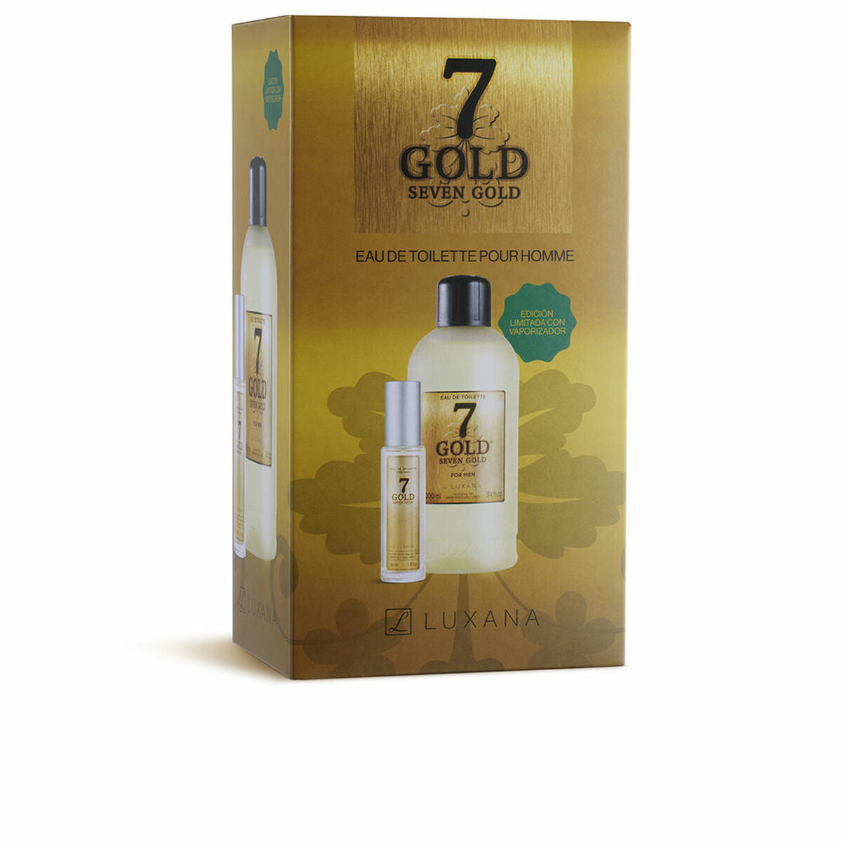 Set profumo da uomo Luxana Seven Gold 2 pezzi-0