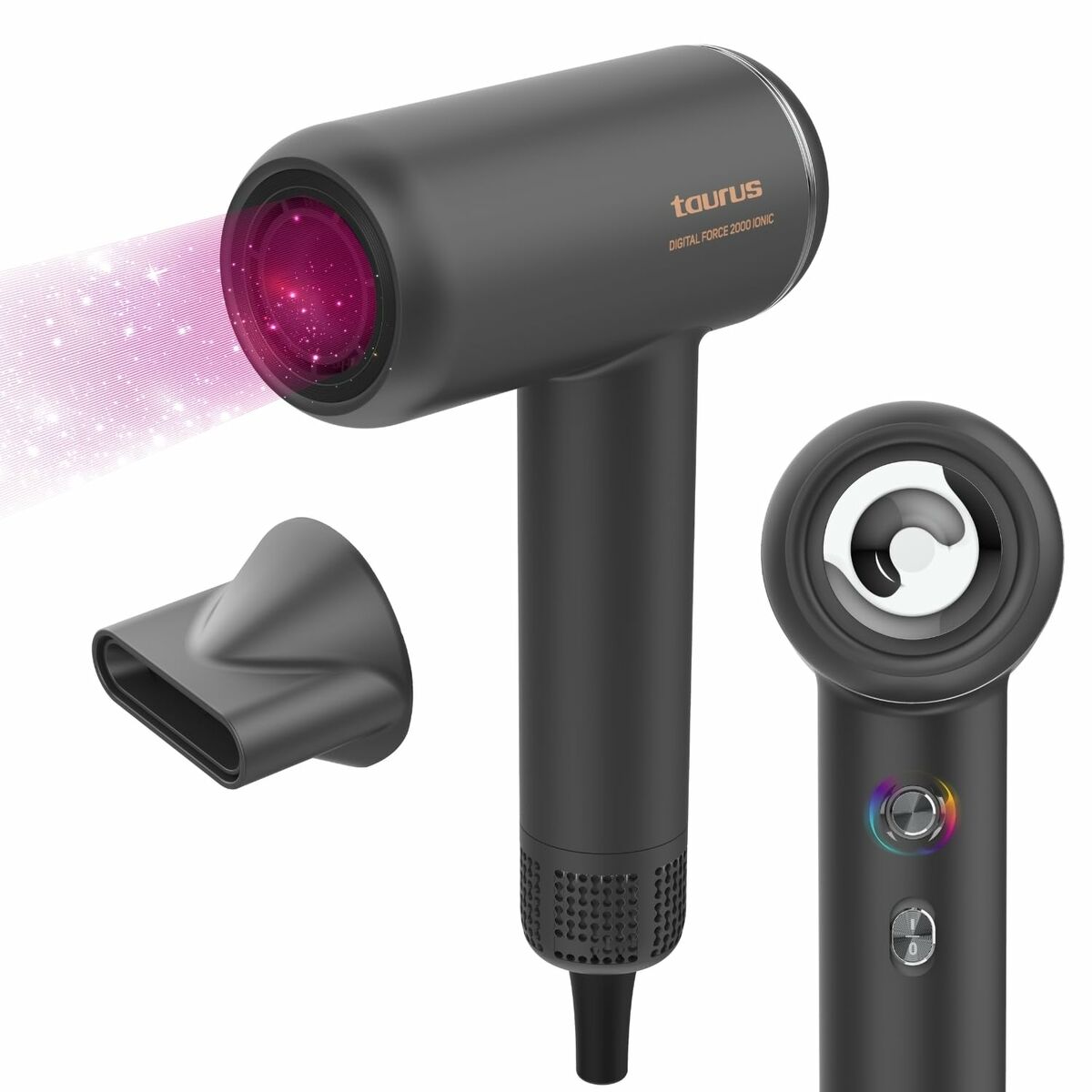 Hairdryer Taurus FORCE 2000 IONI Black 1800 W-0